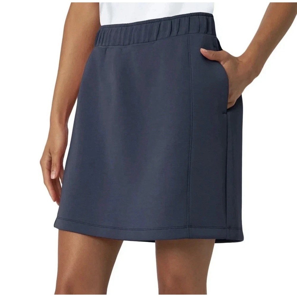 Mondetta Women's High Rise Walking Skort, Navy, Size: XL, New